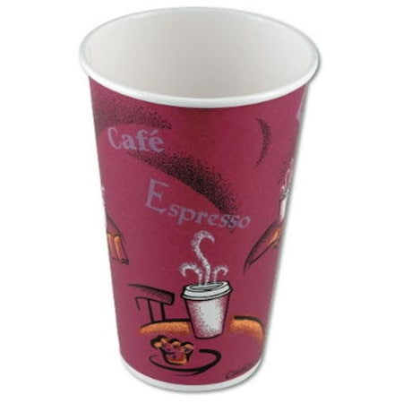 Tistheseason Bistro Paper Hot Cup 16 Oz 16oz TI3581288